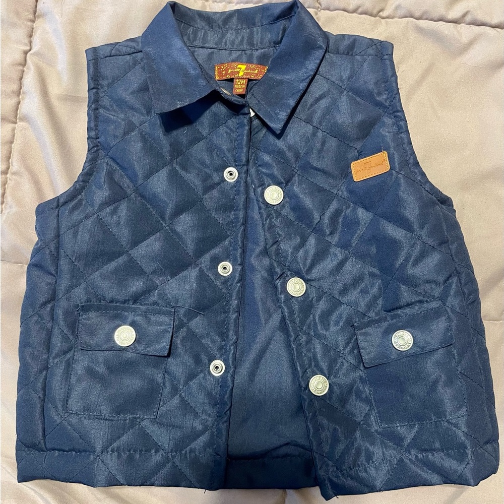 7 for all mankind vest- 12 months